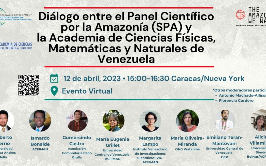 Diálogo del Panel Científico por la Amazonía y la Academia de Ciencias Físicas, Matemáticas y Naturales de Venezuela